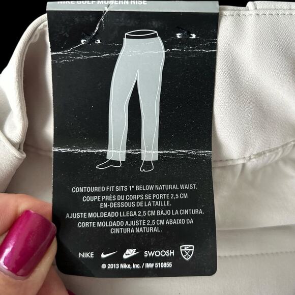 Nike Golf Women's Modern Rise Dry-Fit Tech Bone Pant 32” Inseam Size 2 NWT $85 - Picture 4 of 7